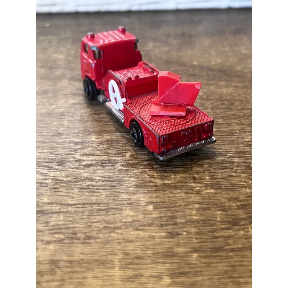 Vintage Zylmex P312 Red Ford Fire Truck Incomplete Loose Die Cast Hong‎ Kong